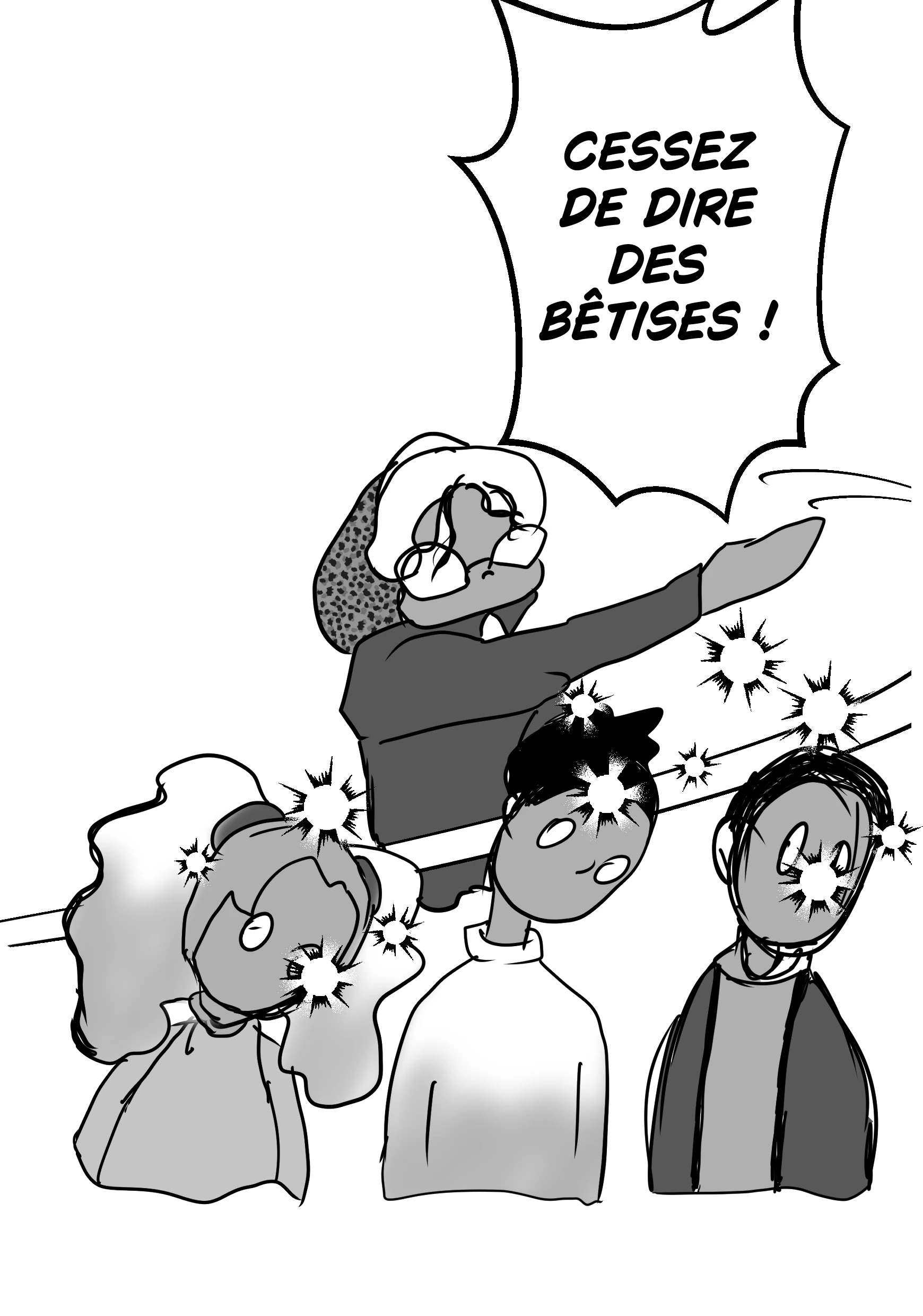 illustration série Hunters de Meridian version manga c3