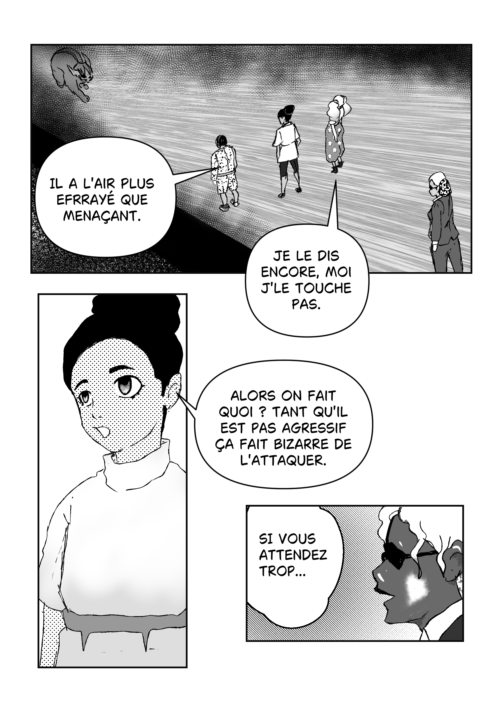 illustration série Hunters de Meridian version manga c7