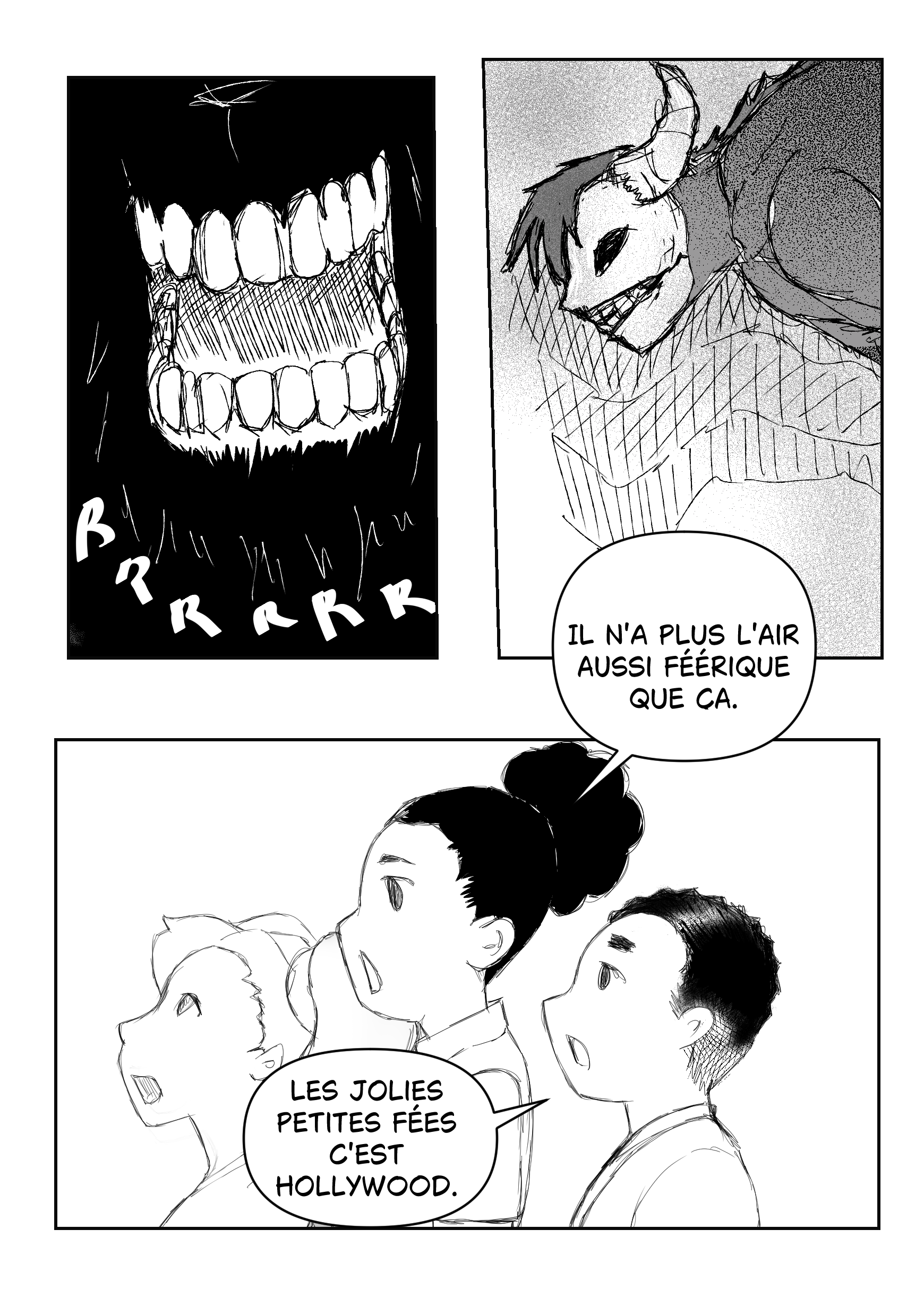 illustration série Hunters de Meridian version manga c8